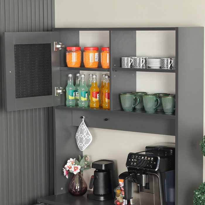 Hanah Home Armario Multiusos Grano 96 - Anthracite